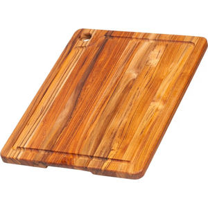 Tabla de Cortar Rectangular de Madera de Teca Natural de la Mejor Calidad, Moderna y Lujosa, Ecológica, para Cortar Carne y Verduras - Product Image 1