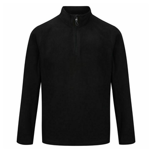 Meilleure vente Sweat-shirt à fermeture éclair pour hommes couleur noire pull à col montant manches longues sweat-shirt décontracté - Product Image 1