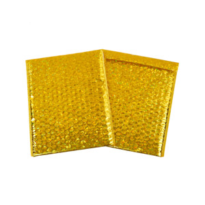 Rembourré Kraft Portefeuille Enveloppes Sacs Holographique Bulle Mailer Léger Durable Entreprise Expédition Solution - Product Image 4