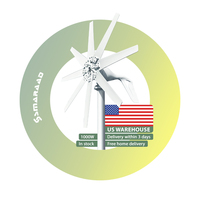 SMARAAD 1000W DDP Éolienne US Store SS-1KW 48V Système d'énergie éolienne et solaire horizontal pour usage domestique