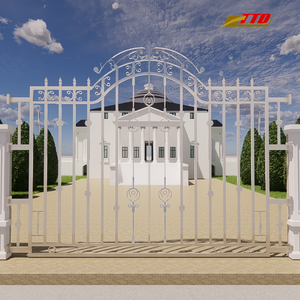 Diseños simples de puertas de hierro hechos en Vietnam con un 100 por ciento de metal de Vietnam con líneas limpias y fuertes para puertas de casas modernas y elegantes - Product Image 1