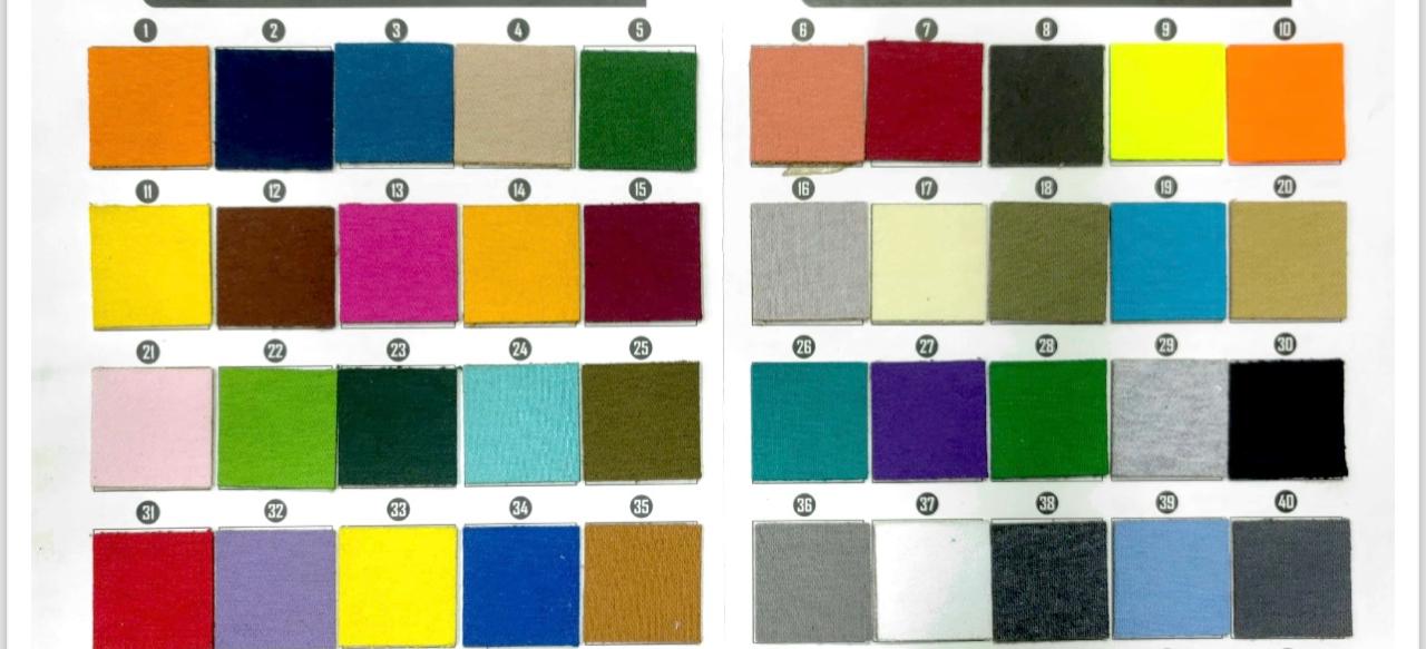 All colors can be produced according to Pantone codes.