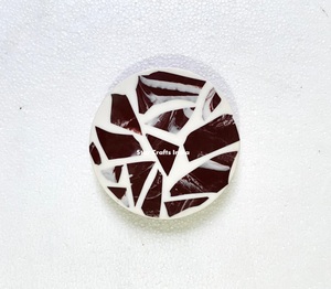 Posavasos de regalo para boda, alfombrillas de resina de madera, almohadillas redondas para el hogar, Hotel, resina epoxi redonda natural, accesorios de cocina de madera de acacia - Product Image 3