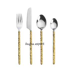 Juego de cubiertos modernos para restaurante, juego de cuchillos y cucharas populares para bodas y fiestas, nuevos cubiertos finos para comedor con tenedor, cuchara y cuchillo - Product Image 4