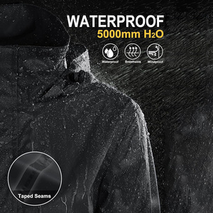 Chaquetas cortavientos Ripstop de ajuste personalizado, prendas de vestir exteriores transpirables resistentes al viento, ideales para entrenamiento o uso informal - Product Image 2