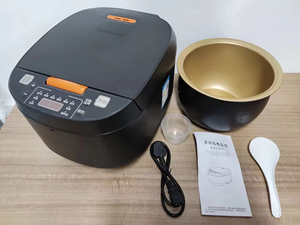 Olla Eléctrica Multifuncional Inteligente de 5L con Pantalla Táctil, Mini Arrocera, Vaporera para Alimentos Bajos en Azúcar, Conservación del Calor, Apagado Automático - Product Image 3