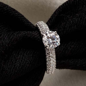 Anillos de Plata de Ley 925 de Primera Calidad para Mujer, Chapados en Rodio con Diamantes o Circonitas, Diseño Numérico, Joyería para Hombre - Product Image 2