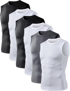 Best Quality High Quality Men's Plus Size Streetstyle Tank Top Comfortable Fit Breathable Spandex/Cotton Knitted Crew Neck - Product Image 1