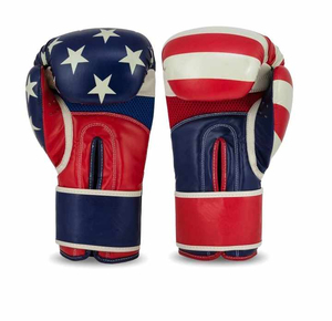 Gants de boxe style américain de haute qualité en gros Streetwear Logo personnalisé Équipement d'arts martiaux Gants de boxe - Product Image 5