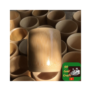 Tasse à boire en bois de bambou de qualité supérieure Tasse en bambou réutilisable naturelle écologique Boissons légères, durables et polyvalentes - Product Image 6