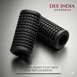 Motorcycle Front Footrest Rubber for Hero CD Dawn | <b>Foot</b> <b>Rest</b> Pad Rubber OEM Replacement Spare Part - Product Image 2