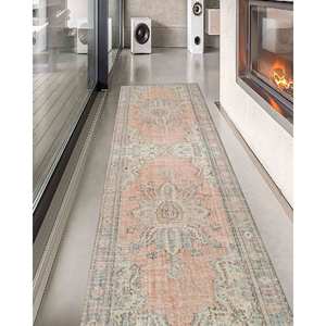 Tapis imprimé à motif médaillon : cuisine, oriental, décoration intérieure, antique, salon, tapis fin non tissé - Product Image 3