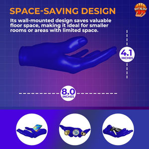 Soporte de Pared para Balones Deportivos, Diseño de Mano, de Polipropileno, para Baloncesto, Voleibol, Fútbol - Product Image 6