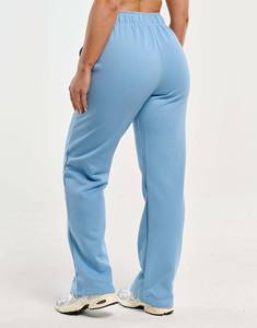 Último proceso personalizado azul OEM 2 piezas de cintura alta para mujer conjunto de yoga suave Flexible pantalones de chándal cintura bolsillos sólido corto de las mujeres - Product Image 5