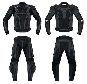 Combinaison de course de moto personnalisée - Matériel textile, design personnalisé, équipement de protection, vêtements de course de moto, sécurité à grande vitesse - Product Image 3