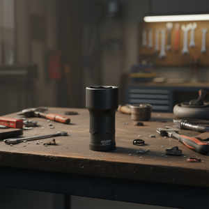 Hazet 1/2'' <b>Impact</b> Screwdriver <b>Socket</b> Hexagonal Long Square with Borehole - Product Image 3