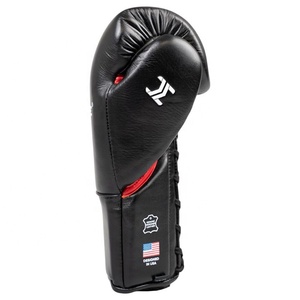 Guantes de Boxeo Muay Thai de Cuero de Alta Calidad, Cierre de Gancho y Bucle, Diseño de Logotipo Personalizado para MMA y Kickboxing - Product Image 5