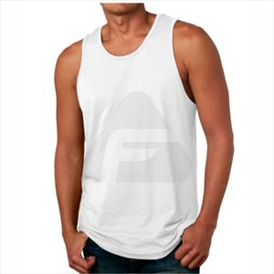 Camiseta sin mangas de culturismo para hombre, camiseta sin mangas 100% de algodón para gimnasio y correr - Product Image 2