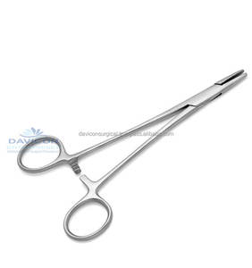 DAVICON – porte-aiguille marron Diagnol dentelures 7 po | Porte-aiguille - Product Image 5