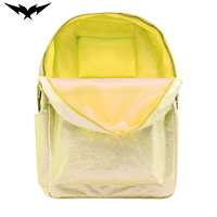 Sac à dos pailleté léger personnalisé pour filles pom-pom girl sac à dos de voyage à la mode étanche pour étudiantes