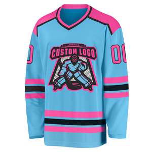 Uniformes de Hockey sobre Hielo Personalizados, Sublimados, 100% Poliéster, Camisetas de Alta Calidad, Nuevo Diseño, MOQ Bajo - Product Image 6