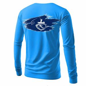 Chemises de pêche à manches longues avec trou pour le pouce, fentes latérales, logo personnalisé, sublimation personnalisée, protection UV, collections premium 2026 - Product Image 2