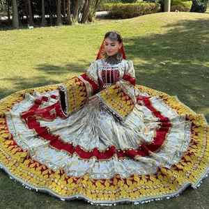 Best Selling Afghan Kuchi <b>Dress</b> for Women Handmade Traditional Tribal Wedding <b>Dresses</b> Long Sleeves Plus Size for <b>Adults</b> - Product Image 5