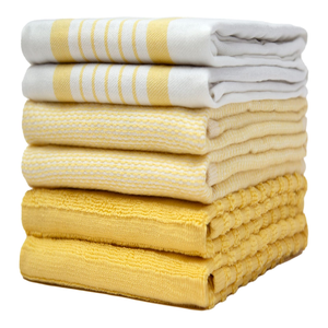 ผ้าขนหนูคอตตอนสำหรับห้องครัวแบบคลาสสิกผ้าแห้งเร็วซึมซับดีมีคุณสมบัติเฉพาะตัวพิมพ์ดิจิตอลอย่างยั่งยืน - Product Image 6