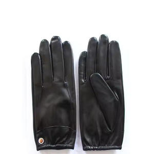 Cuir véritable chaud hiver femmes gants en cuir hiver chaud noir mode femmes PU écran tactile gants en cuir du Pakistan - Product Image 3