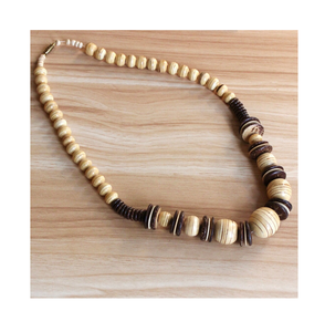 Cuentas de madera natural Mala personalizado de alta calidad brillante pulido con cuentas Mala collares tamaños personalizados - Product Image 3