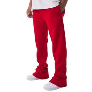 Offre spéciale Pantalon évasé mi-décontracté pour homme Logo personnalisé Pantalon de survêtement en toile à jambes larges Pantalon de survêtement évasé en molleton de coton surdimensionné Nurak - Product Image 1