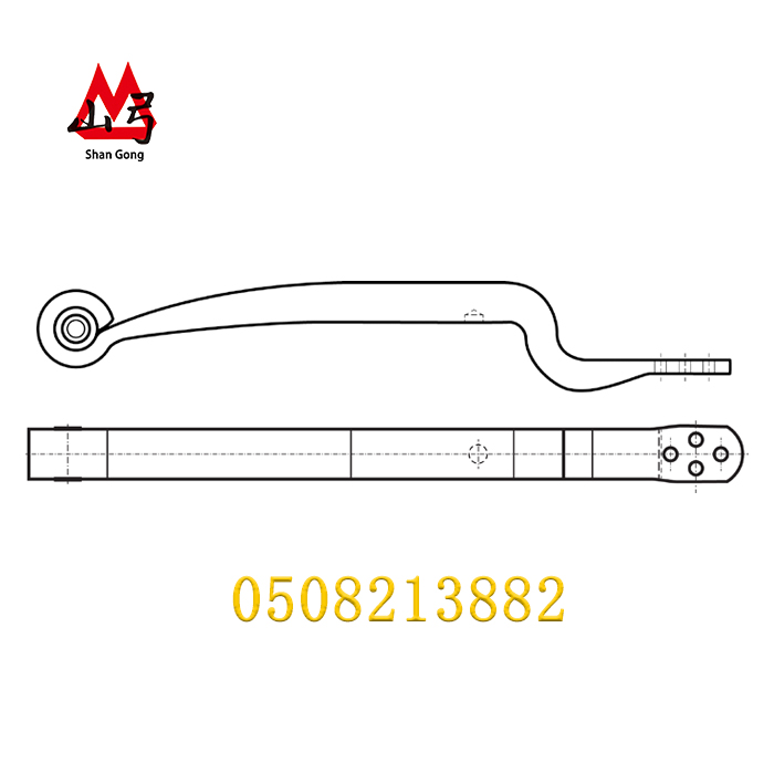 BPW 88156400 0508213882 Ztype Leaf Spring - Heavy-Duty Truck