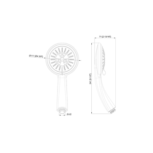 <span class=keywords><strong>Rainshower</strong></span> pomme de douche haute pressurisée tête de douche à jet jet tête douche douche douche à main avec filtre arôme - Product Image 6