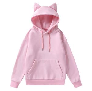 OEM Sweat à capuche personnalisé pour femmes Fournisseur de gros Pull décontracté en tissu de coton - Product Image 4