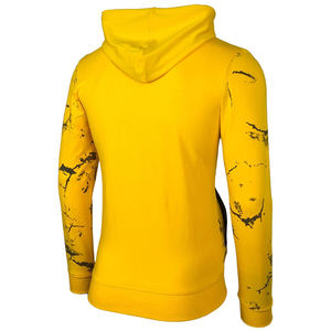 Sweat à capuche personnalisé pour homme en polaire polyester 400 GSM, streetwear, pull, entièrement personnalisé, impression par transfert thermique, séchage rapide - Product Image 5