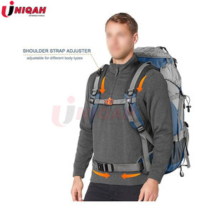 Sac à dos de randonnée 50l sac étanche Camping Essentials avec housse de pluie 45 + 5 litres sac à dos léger - Product Image 4