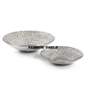 Bol à chocolat rond décoratif martelé, finition argentée antique, bol à bonbons de haute qualité, bol à chocolat décoratif - Product Image 5