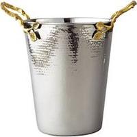Seau porte-bouteilles de bière en acier inoxydable, finition dorée, le plus vendu, pour fêtes, hôtels, bars à domicile, capacité 5L, design moderne et luxueux