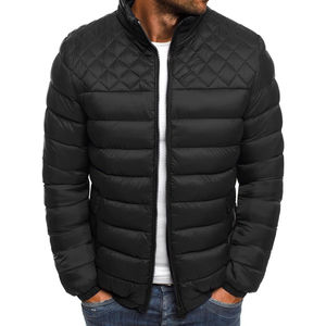 Veste matelassée de créateur pour hommes, personnalisée, souple, imperméable pour l'extérieur, grande taille, bulle, à la mode, chaude pour l'hiver, fermeture à glissière, Offre Spéciale - Product Image 2
