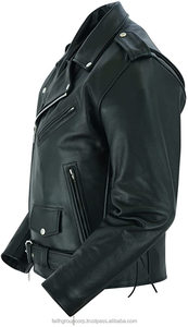 Gran oferta, chaqueta de cuero de motorista clásica, motocicleta personalizada, motocicleta, chaqueta de cuero de vaca, chaquetas de moda para motocicleta - Product Image 4