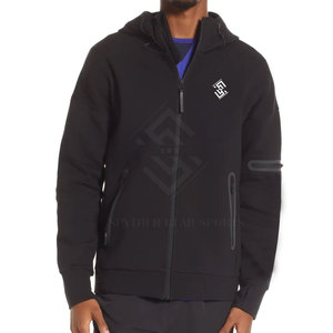 Premium Quality Winter Casual Solid Fleece <b>Zipper</b> <b>Hoodies</b> for Men-High Quality Eco-Friendly Breathable Regular Fit Street Wear - Product Image 4