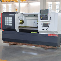 Tour CNC horizontal JORSEN CK6150 économique avec mandrin de précision à 4 mors et porte-outils automatique à 4 postes pour pièces métalliques