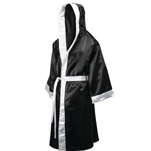 เสื้อคลุมชกมวย 100% โพลีเอสเตอร์ ผลิตจากผ้าไหม แขนยาว ปักโลโก้ ดีไซน์แบบซับลิเมชั่น ผลิตที่เมืองเซียลคอต - Product Image 4