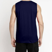 Débardeur décontracté pour homme, respirant, écologique, col rond, en polyester tricoté, haute qualité, 220g, vêtements de sport et de gym, design personnalisé