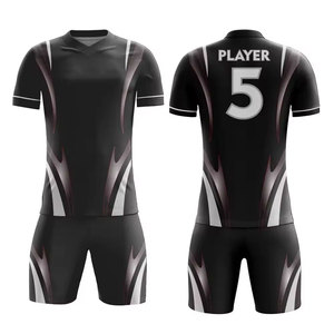 Conjuntos de ropa de fútbol de poliéster 100% de tendencia para hombres Diseños sublimados personalizados Cómoda camiseta de fútbol OEM - Product Image 1
