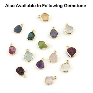 Tanzanite brute naturelle 925 argent Sterling plaqué rhodium lunette sertie de pierres précieuses pendentif décembre collier de pierre de naissance - Product Image 2