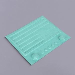 Nhà Máy Bán Hàng Trực Tiếp Bạc Hà Màu Xanh Lá Cây Điện Tử Lót Bền Vững Đúc Bột Giấy Sản Phẩm Điện Tử Chèn Khay - Product Image 3