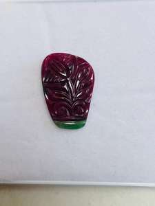 พลอยทับทิมคุณภาพ AAA ธรรมชาติ แกะสลักคู่ ไม่ผ่านการอบ ไม่ผ่านการบำบัด สวยงามไม่เหมือนใคร ต้นกำเนิดจากแอฟริกา งานเจียระไนและขัดเงาอย่างสมบูรณ์แบบ - Product Image 6