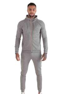 เสื้อมีฮู้ดทรงบ็อกซี่โอเวอร์ไซส์ของผู้ชายชุดเสื้อมีฮู้ดผ้าเกล็ดปลาแบบโอเวอร์ไซส์350gsm ธรรมดา - Product Image 4