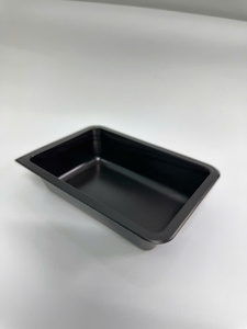 Plateau en plastique PET jetable noir et Transparent-Processus de blister de plateau d'emballage alimentaire en plastique produit en usine - Product Image 2